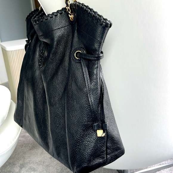 👛 Tory Burch Black leather bag - Picture 4 of 9